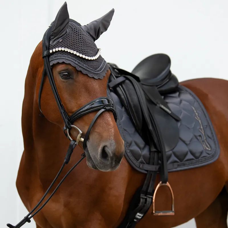 Eskadron Satin Jewel Saddlecloth Heritage AW23 - Basalt Grey-1